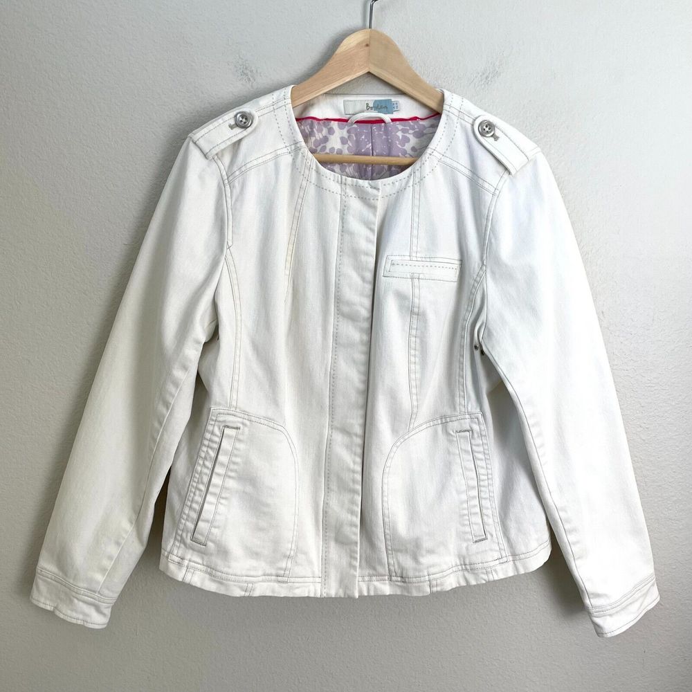 Boden White Women's Casual Jacket